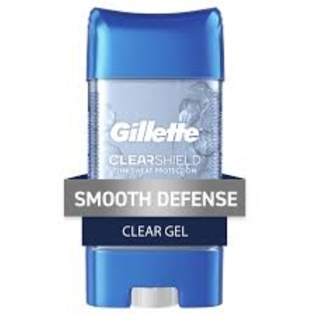 GILLETTE CLEAR GEL SMOOTH DEFENSE 107G